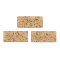 Meadow 60" Natural Burl 3 Drawer Desk