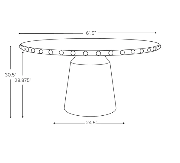 Reef 61" Matte White Lacquer Round Dining Table