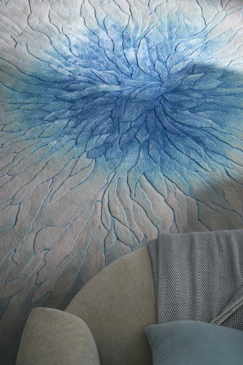 Vivid Blue Area Rug