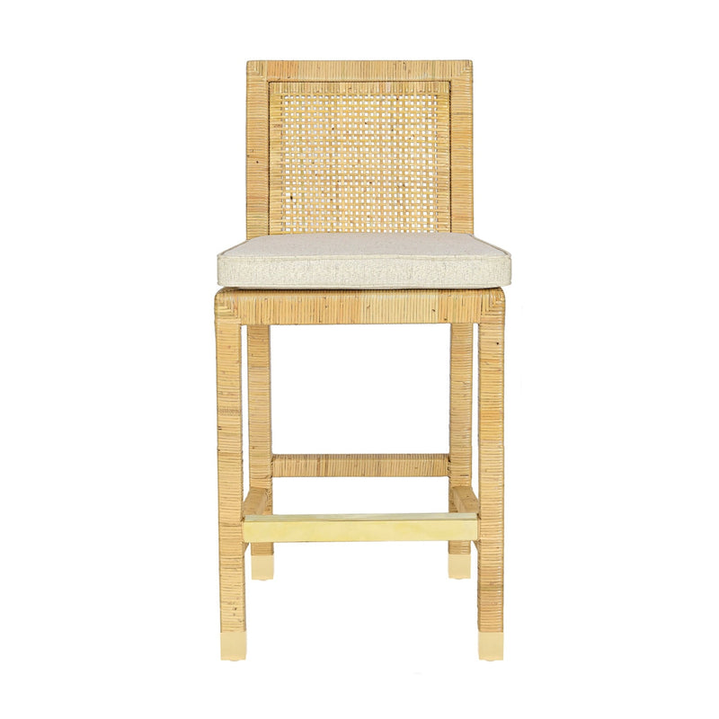 Eden Cream Lining Counter Chair
