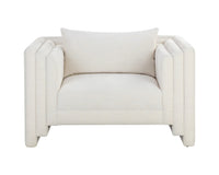 Kira Ivory Tweed Sofa & 2 Accent Chairs