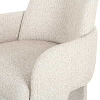 Claude Modern Beige Fabric Dining Chair