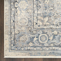 Delphine Ivory Blue Area Rug