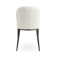 Ellison White Boucle Dining Chair