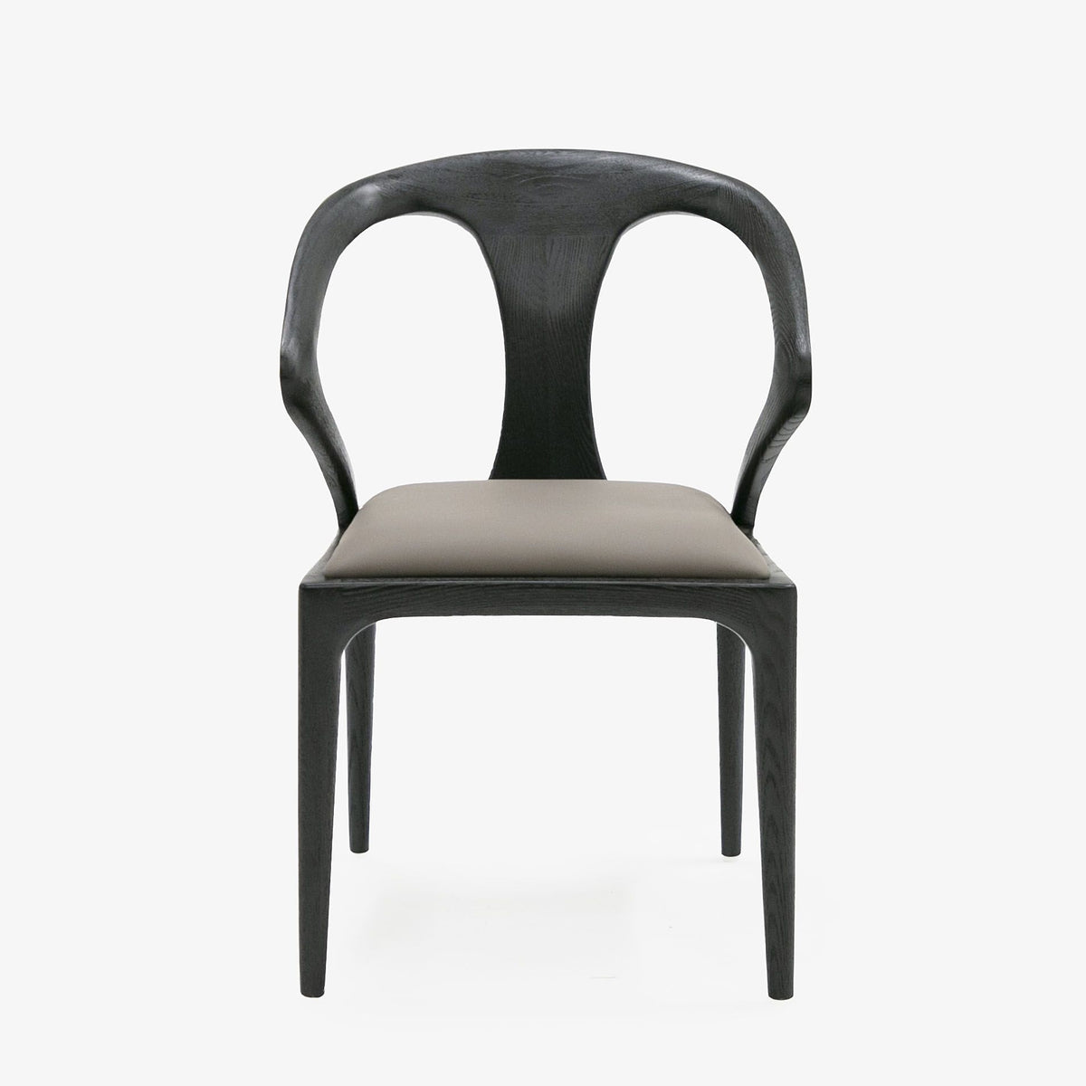 Caroline Modern Grey & Black Dining Chair