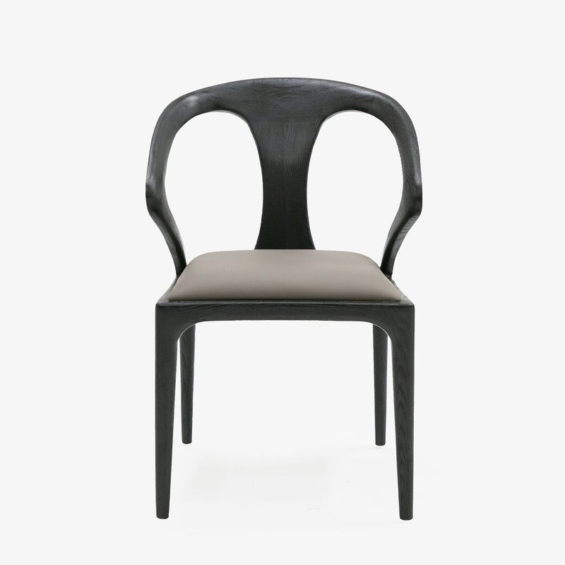 Caroline Modern Grey & Black Dining Chair