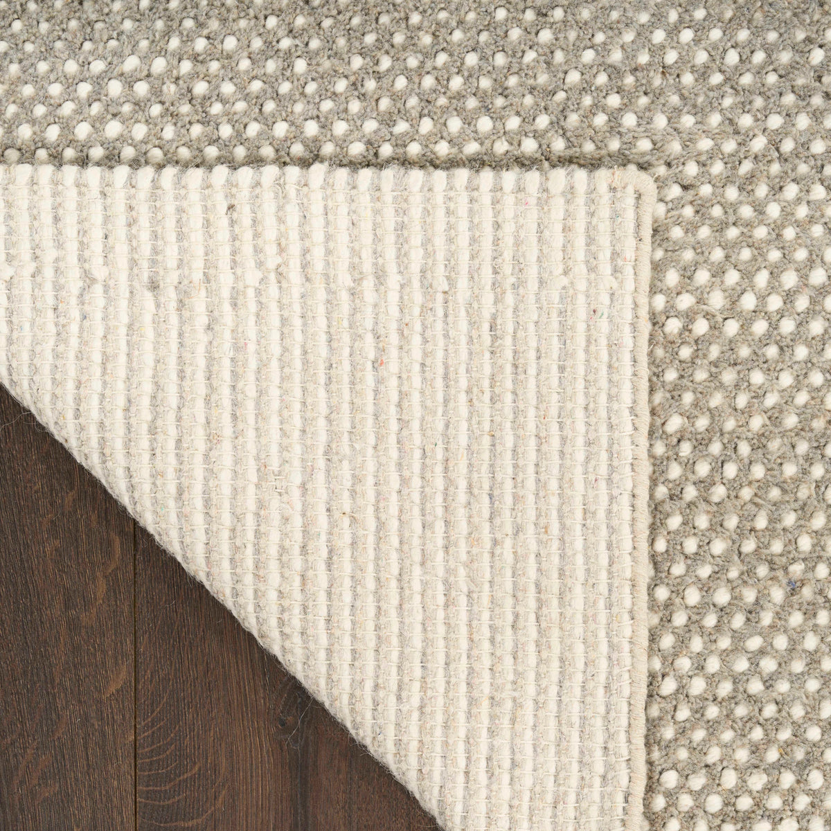 Everly Ivory Grey Handwoven Area Rug