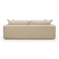 Aliana 90.5" Sand Upcycled Washed Velvet Sofa