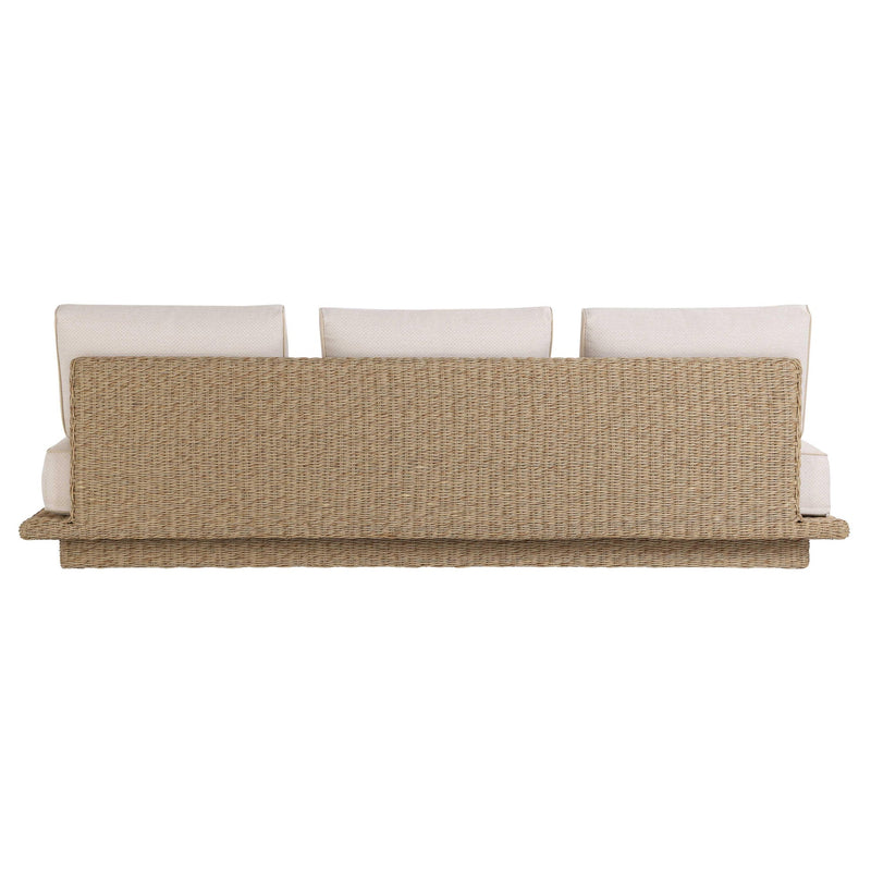Mora 96" Cream Outdoor Sofa