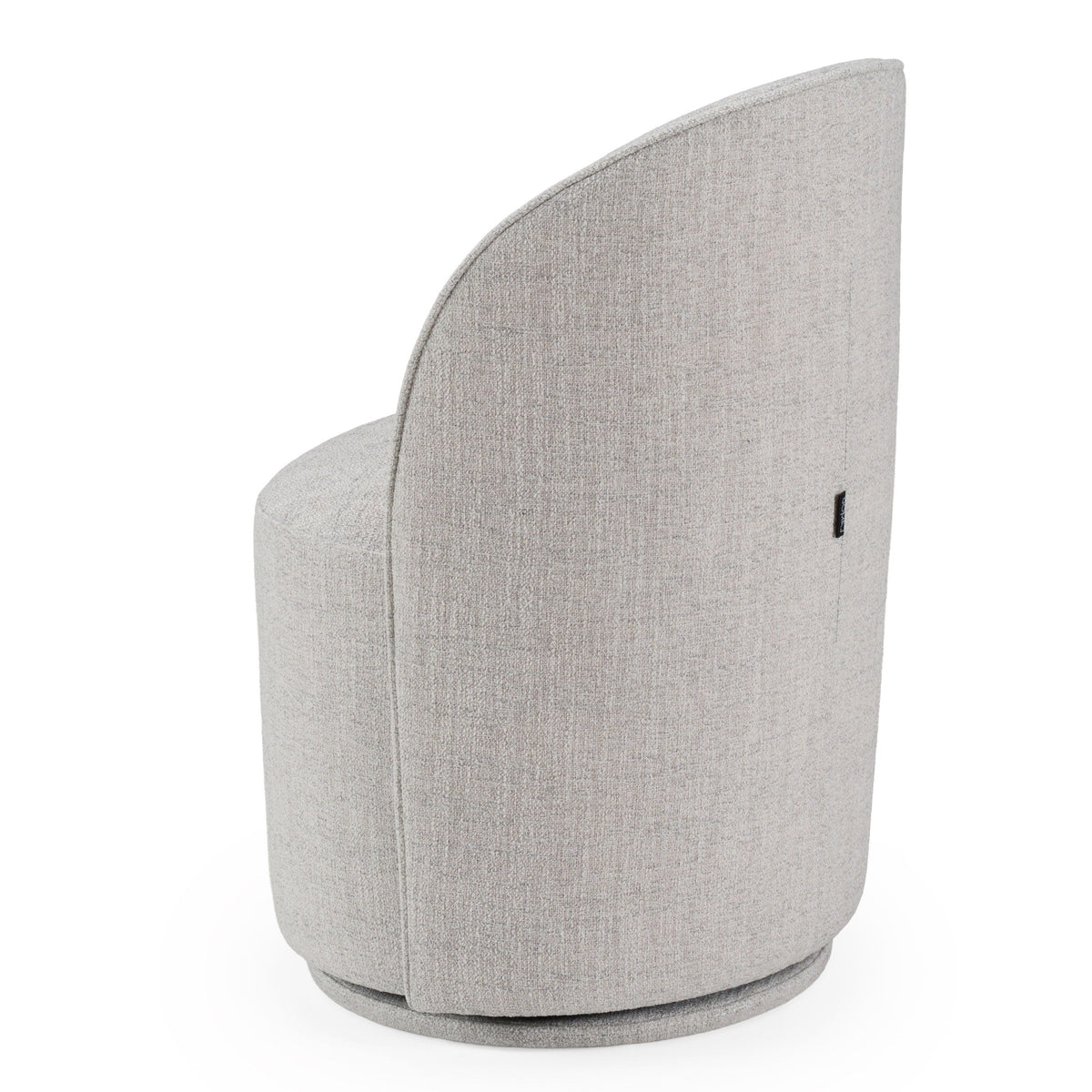 Bridget Modern Light Grey Swivel Dining Chair