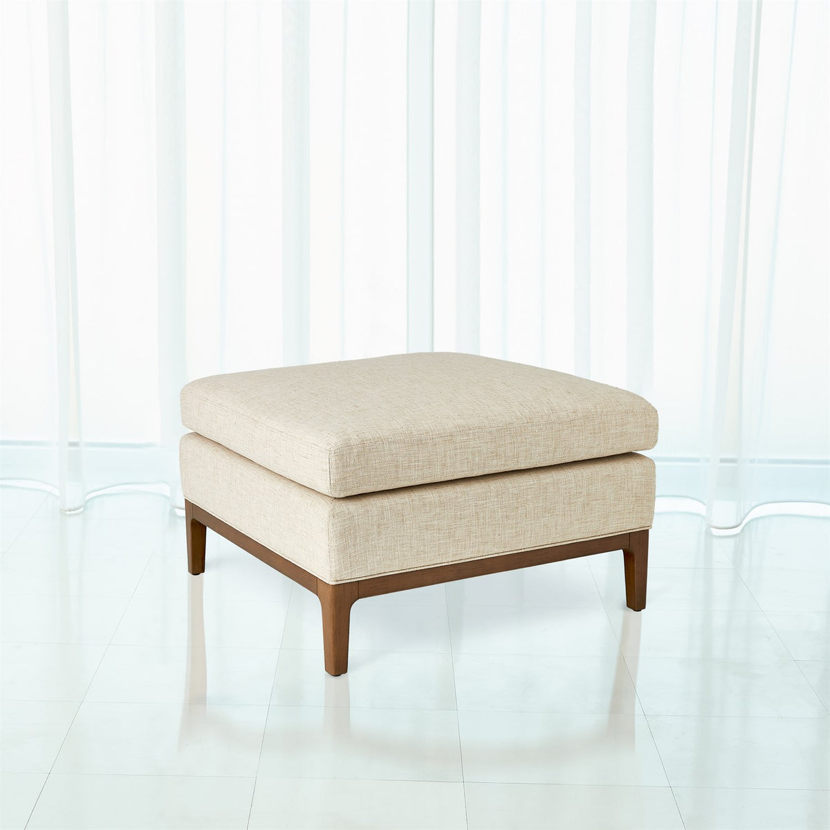 Bernadino Natural Ottoman