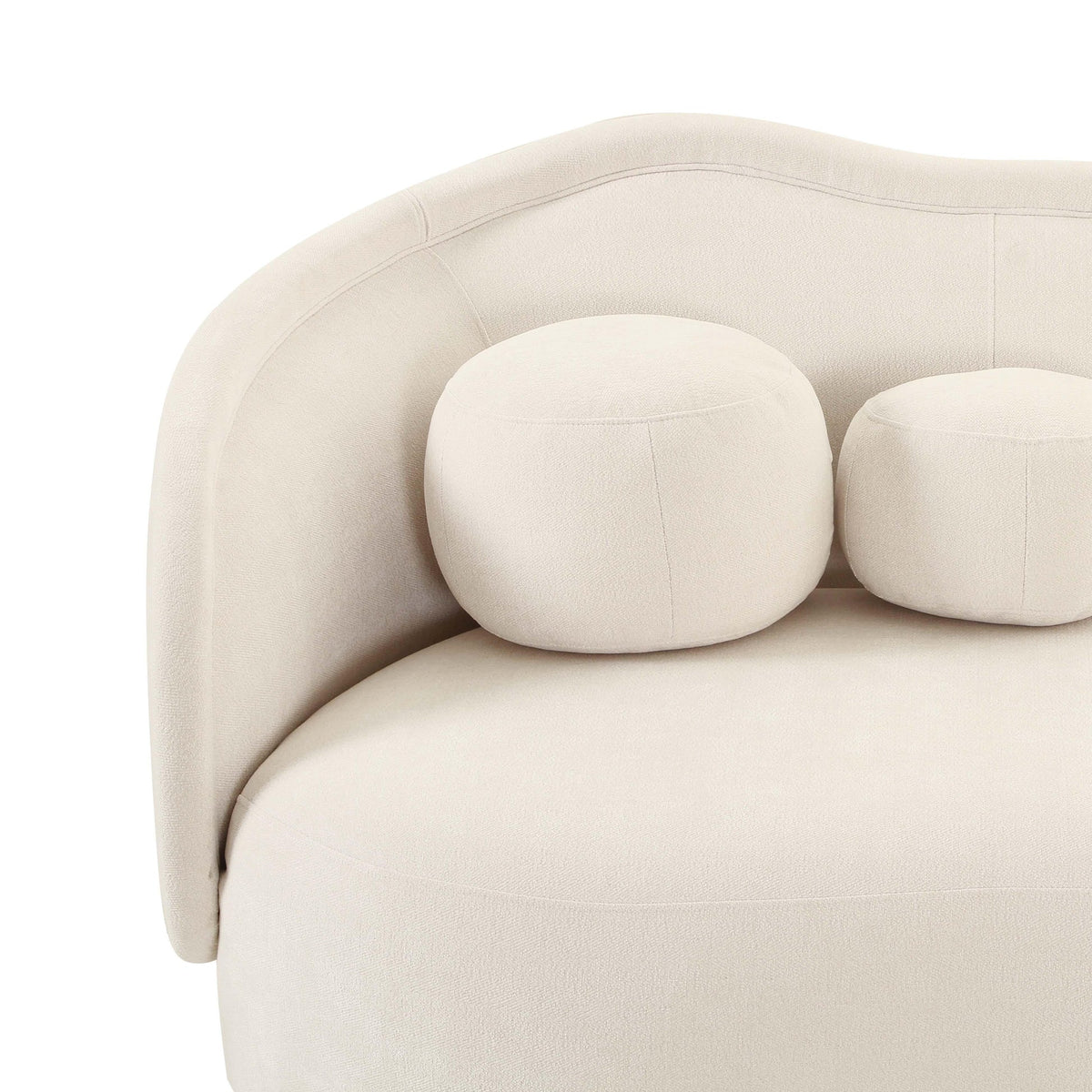 Libby 92.5" Plush Cream Performance Velvet Sofa