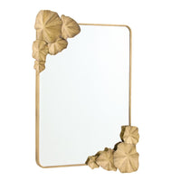 Ismerie Gold Lily Pad Mirror