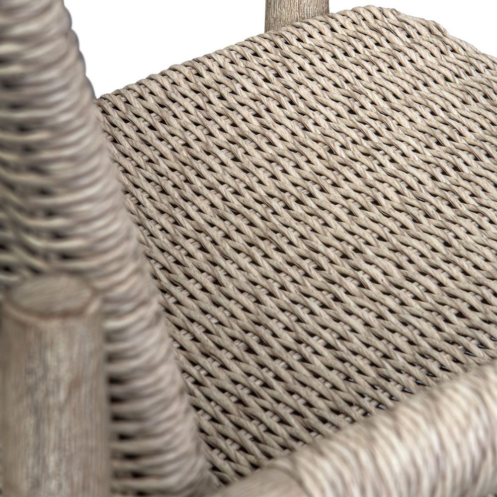 Audrey All Weather Outdoor Oatmeal Dining Chair