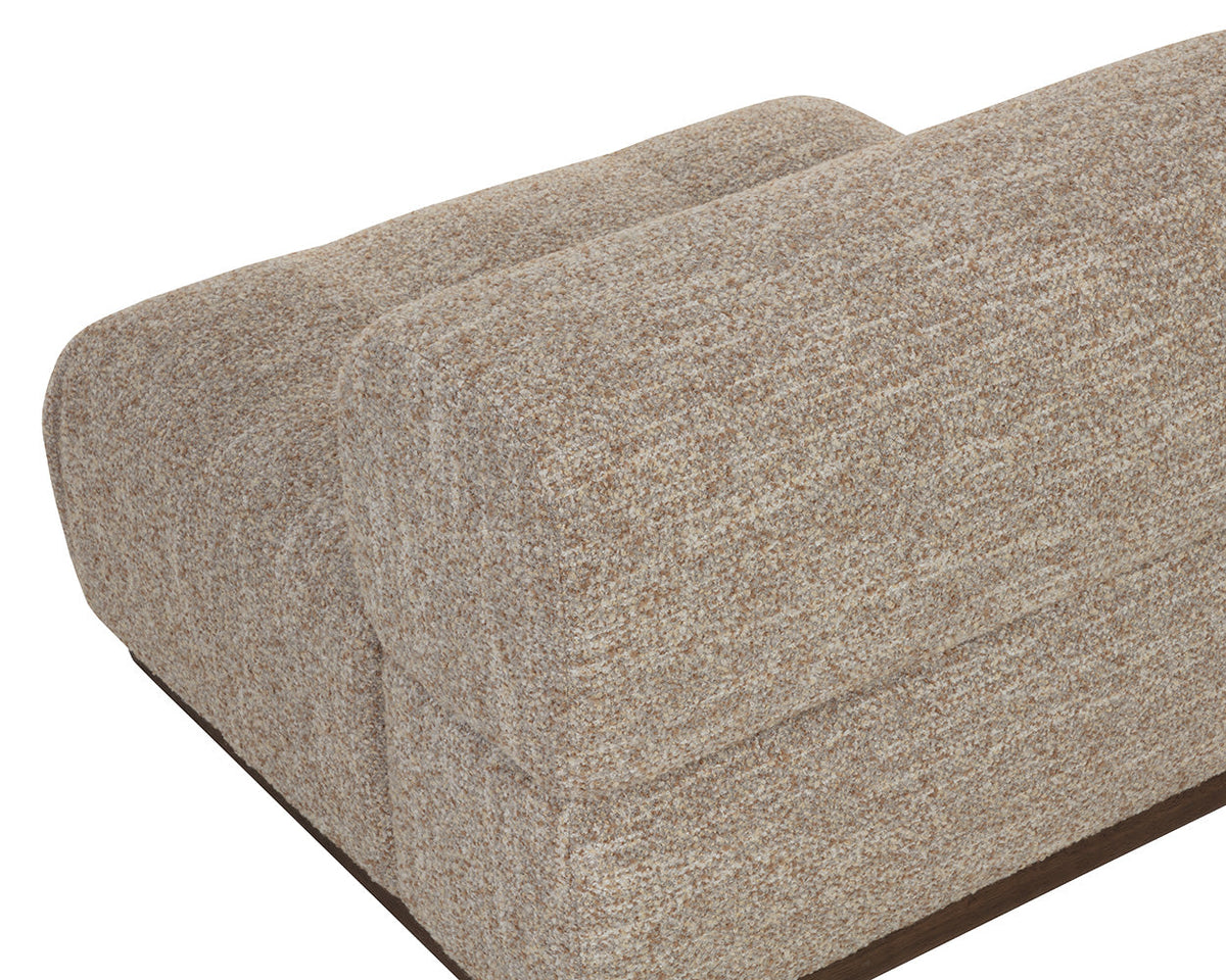 Mallo Dusty Greige Modular Corner Armless Chair
