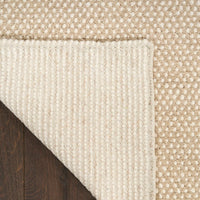 Everly Ivory Taupe Wool Blend Area Rug