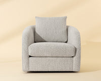 Wexford Greige Swivel Accent Chair
