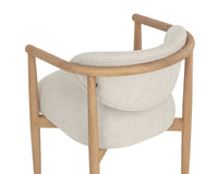 Sigrid Oatmeal Upholstered Oak Dining Chair