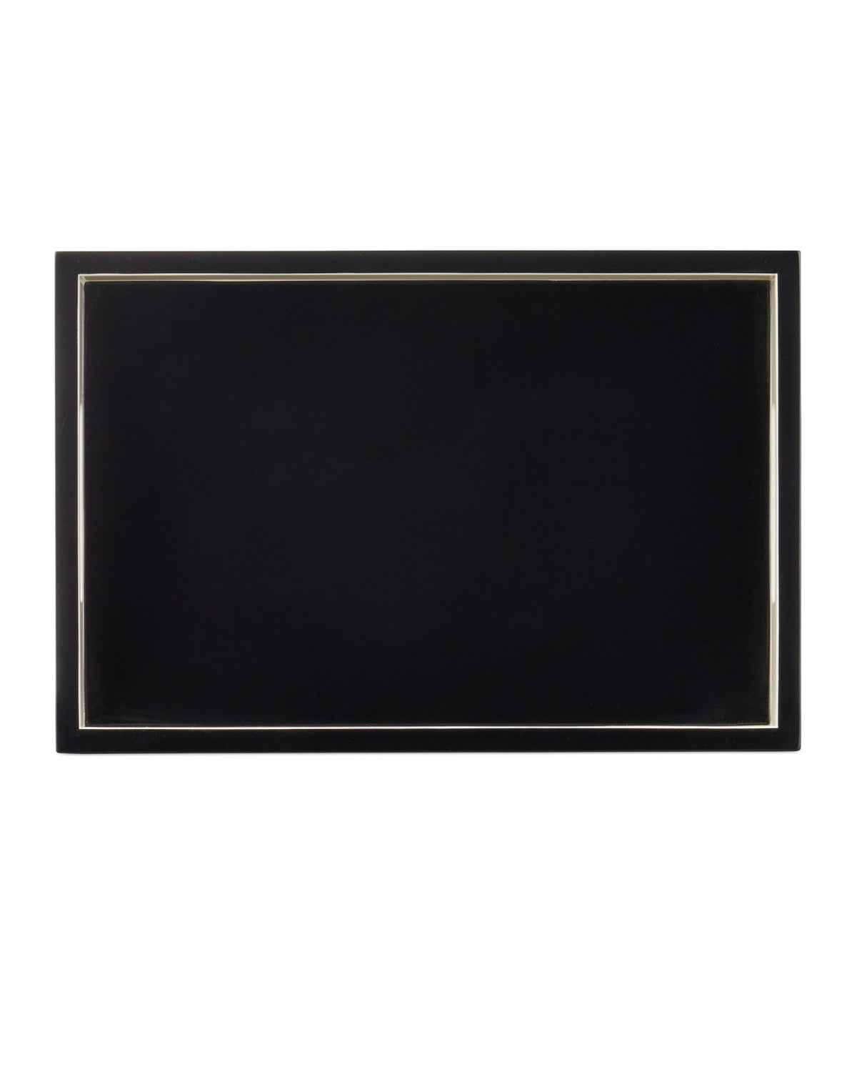 Cosette Ivory & Black Lacquer Tray (Set of 2)