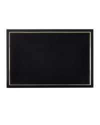 Cosette Ivory & Black Lacquer Tray (Set of 2)