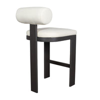 Verah White Outdoor Bar Stool