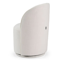 Bridget Modern White Swivel Dining Chair
