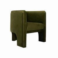 Georgina Velvet Olive Accent Chair