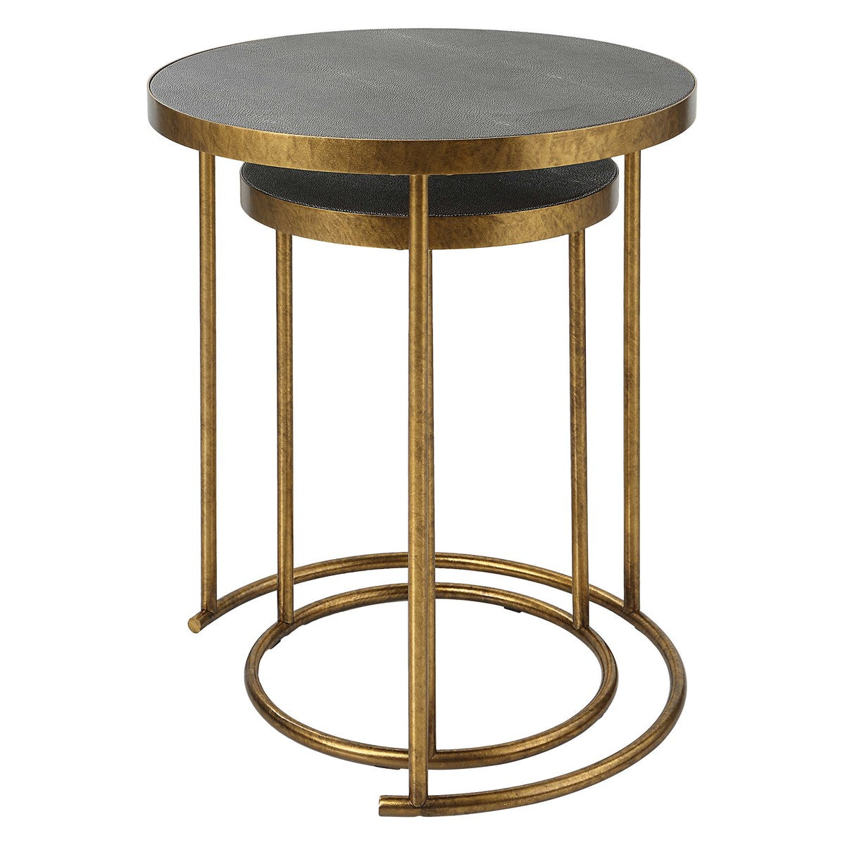 Teagen Grey Nesting Accent Tables, S/2