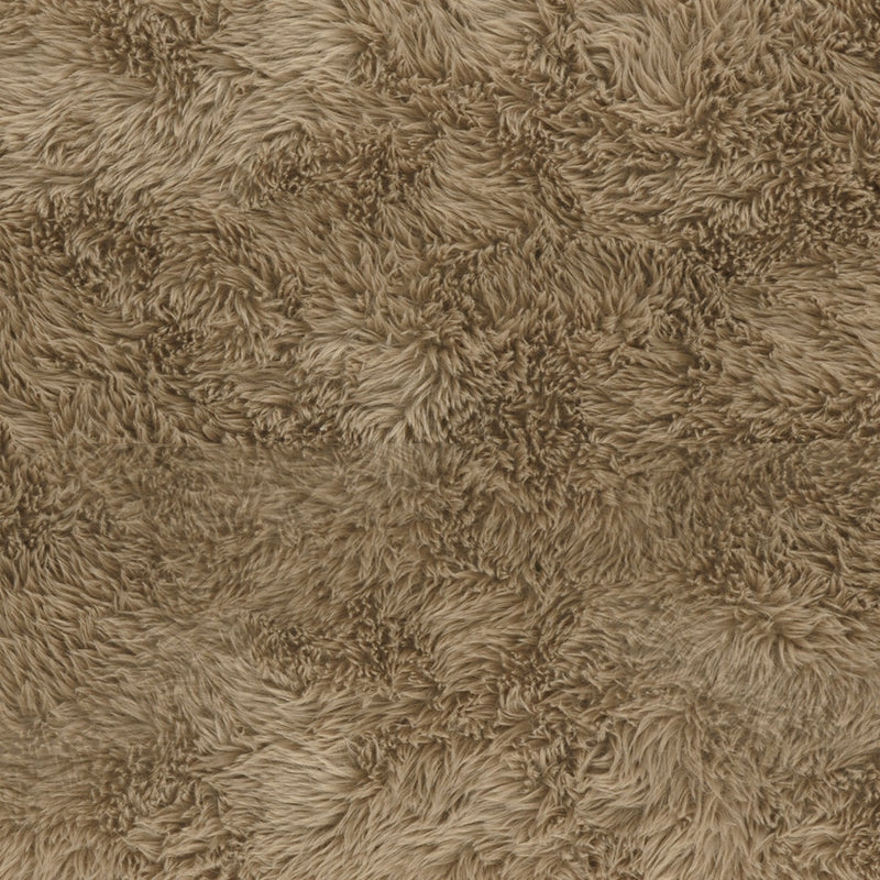 Spara Taupe Straight Vegan Shearling Accent Chair