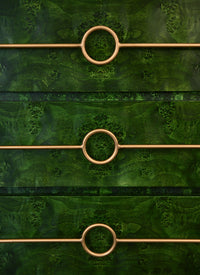 Blair 42" Emerald Burl Wood Chest/Cabinet