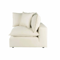 Cali Natural Performance Fabric Modular Corner Chair