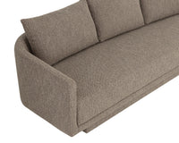 Gannon 110" Earth-Toned Upholstered Sofa