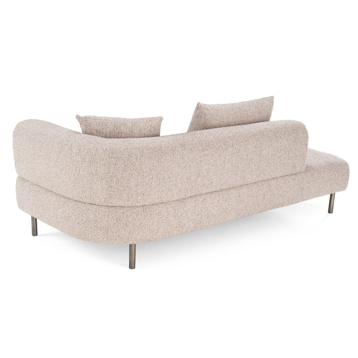 Marlago 148" Modern Brown Upholstered Sectional Sofa