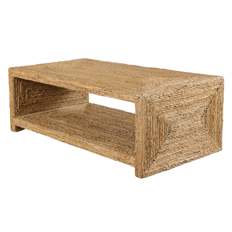 Tora Natural Woven Coffee Table