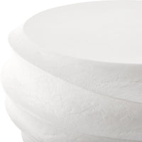 Verah White Indoor-Outdoor Coffee Table