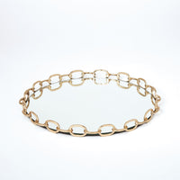 Linked Brass Tray (2 Sizes Available)