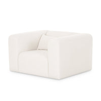 Tereasa Cream Performance Chenille Accent Chair