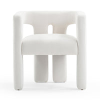 Sloane Bone White Fabric Chair