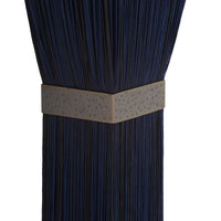 Jenessa Navy Silk Tassel Sconce