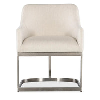 Reyeh Boucle Arm Chair With Metal Base