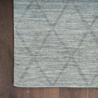Natalia Blue Wool Area Rug