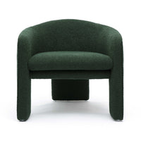 Gattara Forest Green Performance Boucle Accent Chair