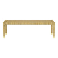 Eden Cream Linen Bench