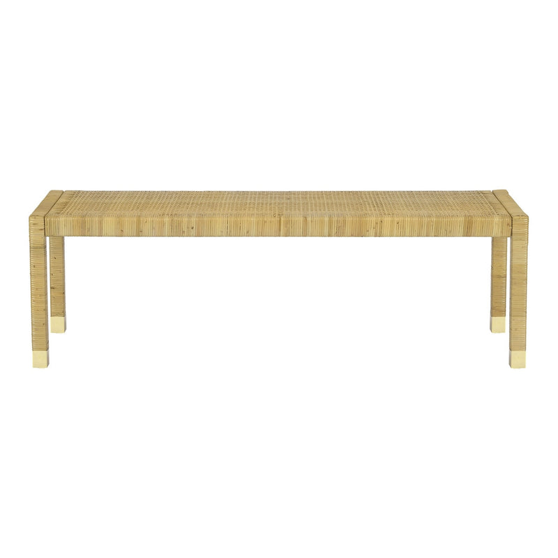 Eden Cream Linen Bench