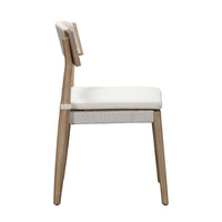 Spirah Cream Indoor/Outdoor Dining Chair (Set of 2)
