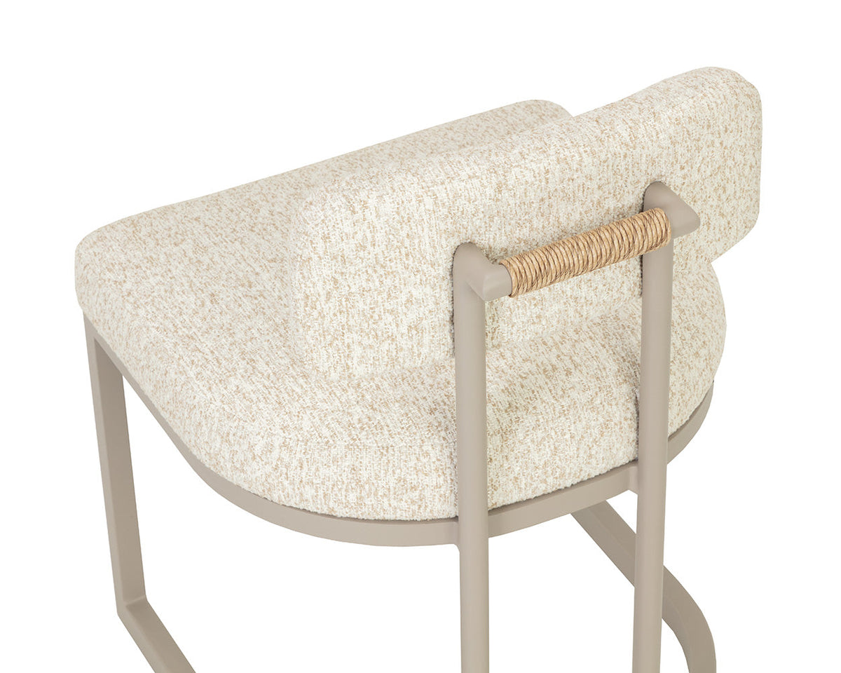 Levanto Greige Indoor Outdoor Dining Chair (Set of 2)