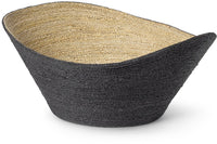 Mckinley Wide Black & Natural Seagrass Bowl (3 Sizes Available)