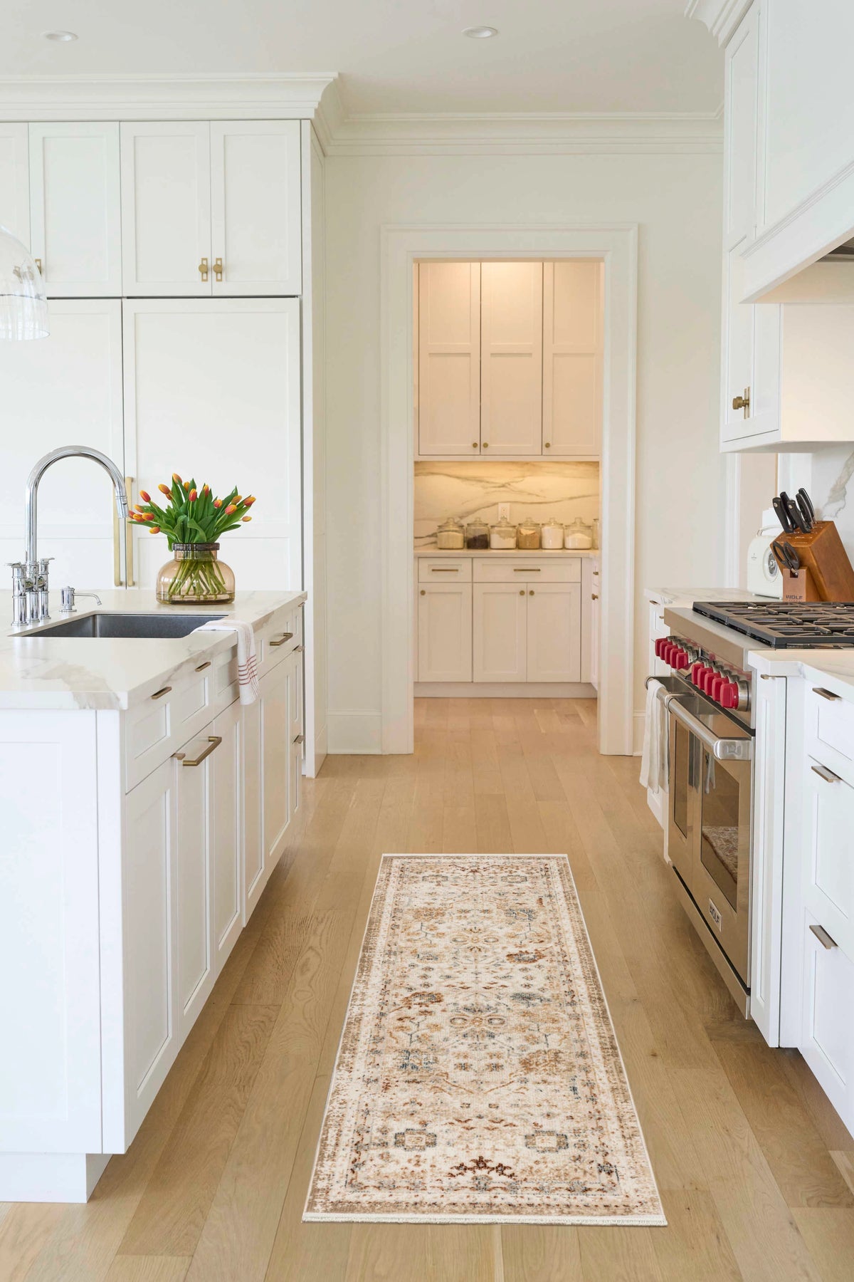 Isabeau Rust Ivory Area Rug