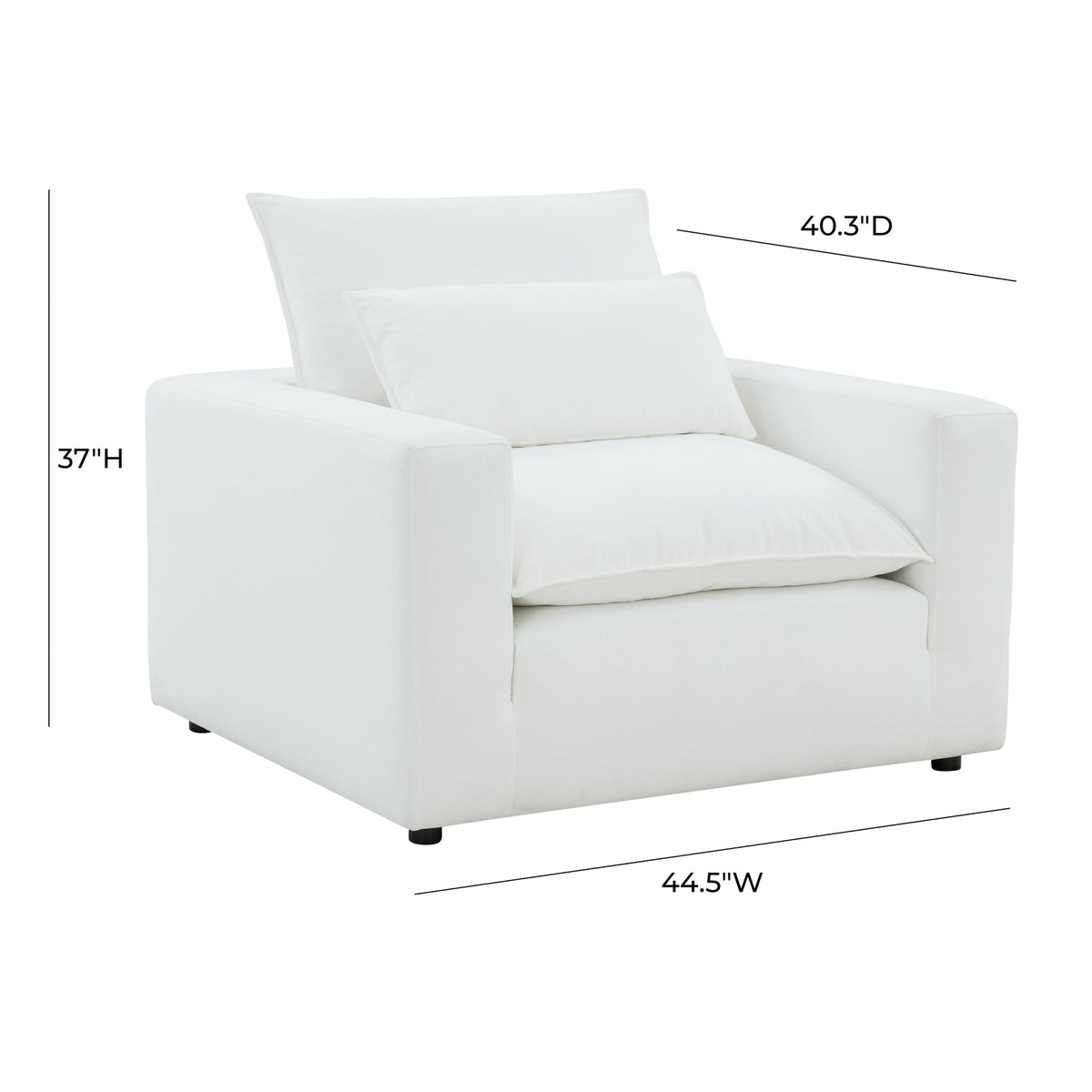 Cali Pearl Performance Fabric Accent Chair