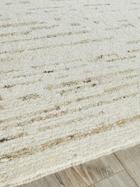 Montana Handmade Wool Ivory/Beige Area Rug - Elegance Collection